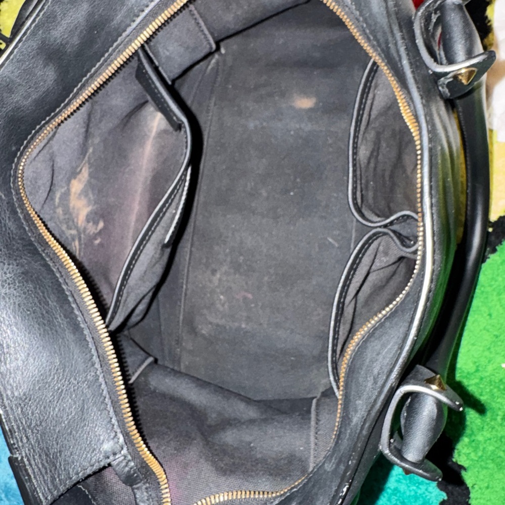 Alexander McQueen Black Leather Tote Bag - Picture 5 of 9